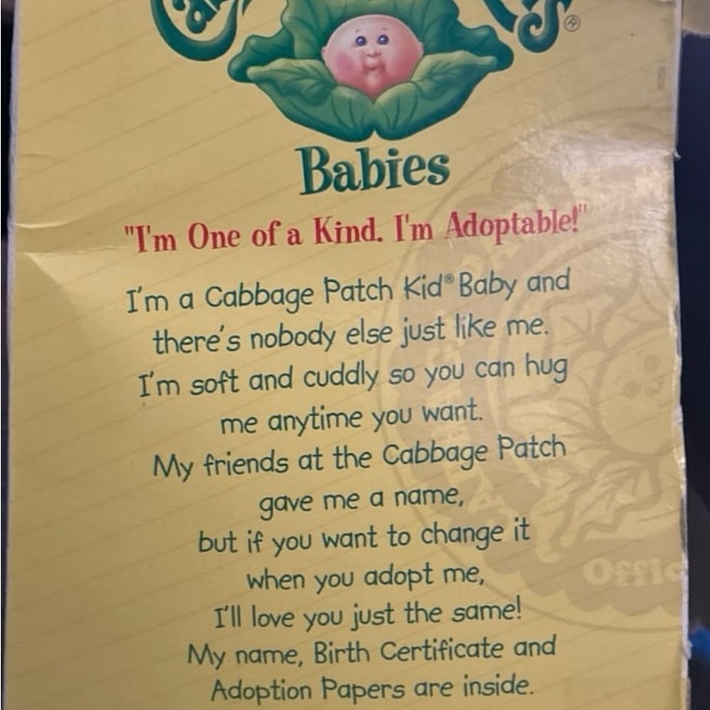Cabbage Patch Kids Baby Doll with Accessories - Blue and Pink - Picture 3 of 3